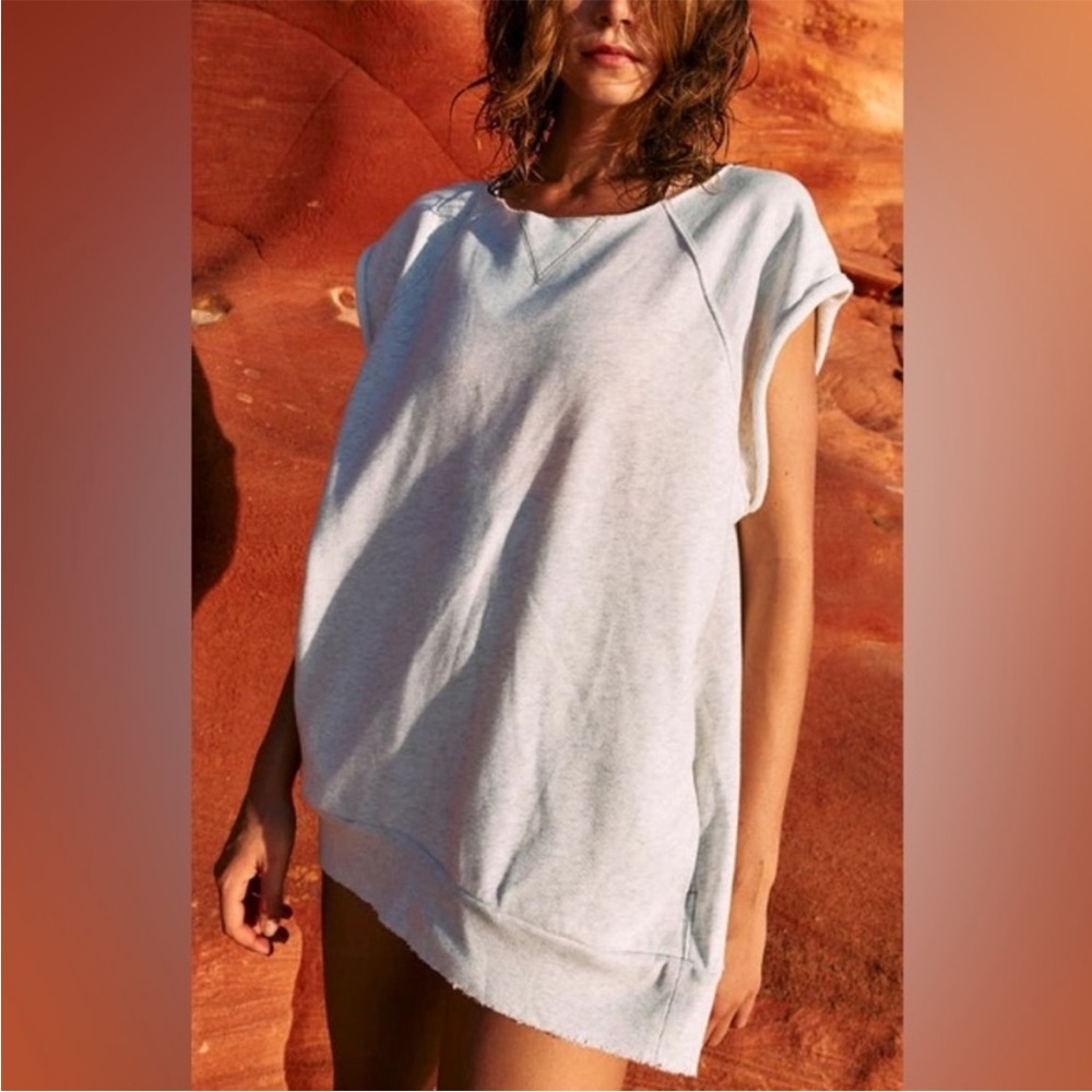 SOLD -  Free People FP Movement Muscle Tunic Sleeveless Sweatshirt - Picture 15 of 16